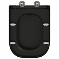 Toiletbril soft-close met quick-release Duroplast zwart 7