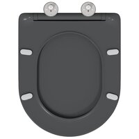 Toiletbril soft-close met quick-release Duroplast antraciet 4