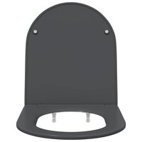 Toiletbril soft-close met quick-release Duroplast antraciet 5