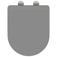 Toiletbril soft-close met quick-release Duroplast grijs 7