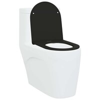 Toiletbril soft-close met quick-release Duroplast zwart 2