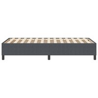 Boxspringbed Donkergrijs Eenpersoons Corduroy Stof 6