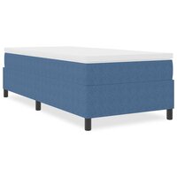 Boxspringbed Blauw 90x200 cm Corduroy Stof 3