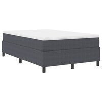 Boxspringbed Donkergrijs Klein Tweepersoons Corduroy Stof 2