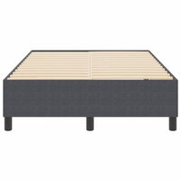 Boxspringbed Donkergrijs Klein Tweepersoons Corduroy Stof 5
