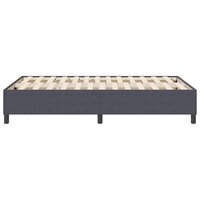 Boxspringbed Donkergrijs Klein Tweepersoons Corduroy Stof 6