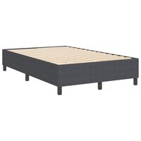 Boxspring Donkergrijs 120x200 cm Katoen 7