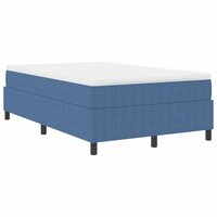 Boxspringbed Blauw 120x200 cm Katoen 2