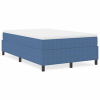 Boxspringbed Blauw 120x200 cm Katoen 3