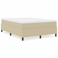 Boxspring Bed Lichtgroen Grijs 140x200 cm Corduroy Stof 3
