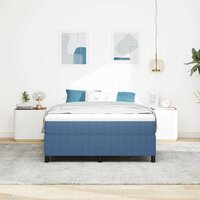 Boxspringbed Blauw 140x200 cm Corduroy Stof 4