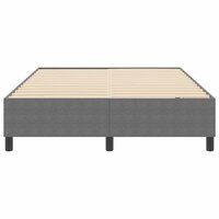 Boxspringbed Lichtgrijs 160x200 cm Corduroy Stof 5