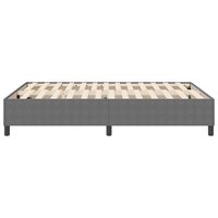 Boxspringbed Lichtgrijs 160x200 cm Corduroy Stof 6