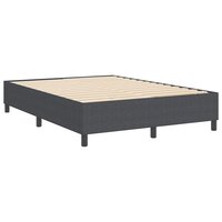 Boxspringbed Donkergrijs 160x200 cm Katoen 7