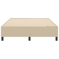Boxspringbed Lichtgroen Grijs 160x200 cm Katoen 5