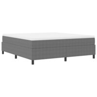 Boxspring Lichtgrijs Super King Corduroy Stof 2