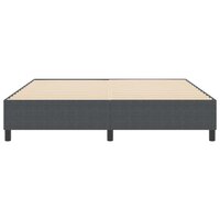 Boxspring Bed Donkergrijs Super King Corduroystof 5