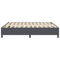 Boxspring Bed Donkergrijs Super King Corduroystof 6
