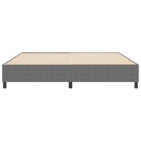 Boxspringbed Lichtgrijs 200x200 cm Corduroy Stof 5