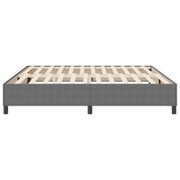 Boxspringbed Lichtgrijs 200x200 cm Corduroy Stof 6