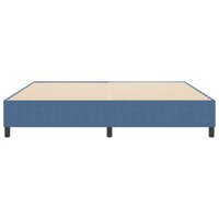 Boxspring Bed Blauw 200x200 cm Corduroy Stof 5