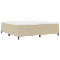 Boxspringbed Lichtgroen Grijs 200x200 cm Corduroy Stof 2