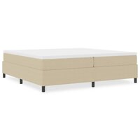 Boxspringbed Lichtgroen Grijs 200x200 cm Corduroy Stof 3