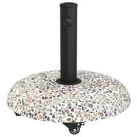 Parasolvoet met Wielen voor 37/42/52/58mm Palen Multicolor Beton 4
