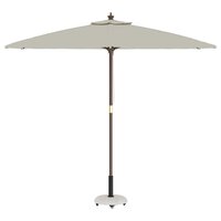 Parasolvoet met wielen voor 37/42/52/58 mm stokken - Wit Beton 2