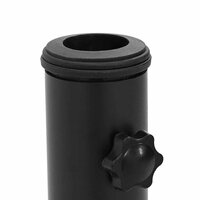 Parasolvoet met wielen voor 37/42/52/58 mm stokken - Wit Beton 8