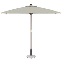 Parasolvoet met wielen voor 37/42/52/58 mm palen - Lichtgrijs Beton 2