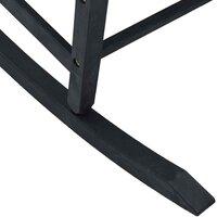 Schommelstoel 65x84x114 cm HDPE zwart 6