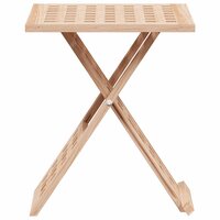 Salontafel inklapbaar 33x33x40,5 cm massief walnotenhout 4