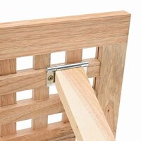 Salontafel inklapbaar 33x33x40,5 cm massief walnotenhout 8