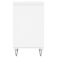 Dressoir 40x35x70 cm bewerkt hout wit 5