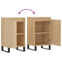 Dressoir 40x35x70 cm bewerkt hout sonoma eikenkleurig 9