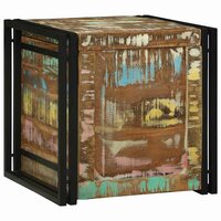 Opbergkisten met opslag 50 x 50 x 50 cm Massief gerecycled hout 3
