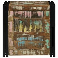 Opbergkisten met opslag 50 x 50 x 50 cm Massief gerecycled hout 4