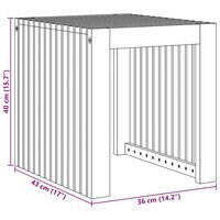 Tuin Bijzettafel 43 x 36 x 40 cm Van massief teakhout 9