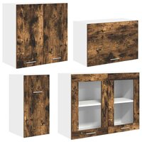 Keukenkastenset met lade 8 pcs Gerookt eiken 240 x 46 x 81.5 cm 5