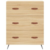 Ladekast 69,5x34x90 cm bewerkt hout sonoma eikenkleurig 5