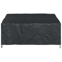 Tuinbankhoes Zwart 205 x 85 x 65 / 94 cm 600D stof 4
