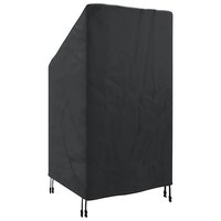 Tuinstoelhoes Zwart 70 x 70 x 85 / 125 cm 600D stof 6