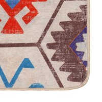 Vloerkleed wasbaar anti-slip 120x180 cm meerkleurig 3