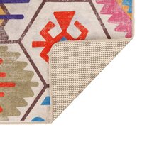 Vloerkleed wasbaar anti-slip 120x180 cm meerkleurig 4