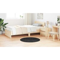 Tapijt Donkergrijs 90 x 90 cm Polypropyleen 4