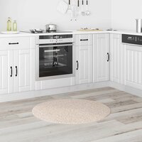 Tapijt Cr&egrave;me 90 x 90 cm Polypropyleen 3