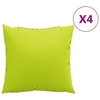 Bankkussens 4 stuks Felgroen 50x50 cm Stof 2