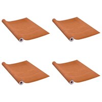 Deurfolies zelfklevend 4 st 210x90 cm PVC lichteikenkleurig 2