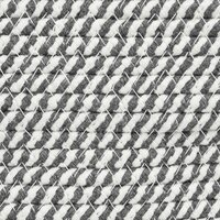 Opbergmanden 2 st &Oslash; 28x28 cm katoen grijs en wit 8